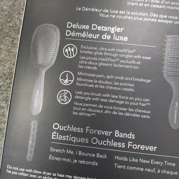 Epic Professional Detangle and Dry Kit Hair Brush and Hair Band Gift Set N… - Picture 10 of 11
